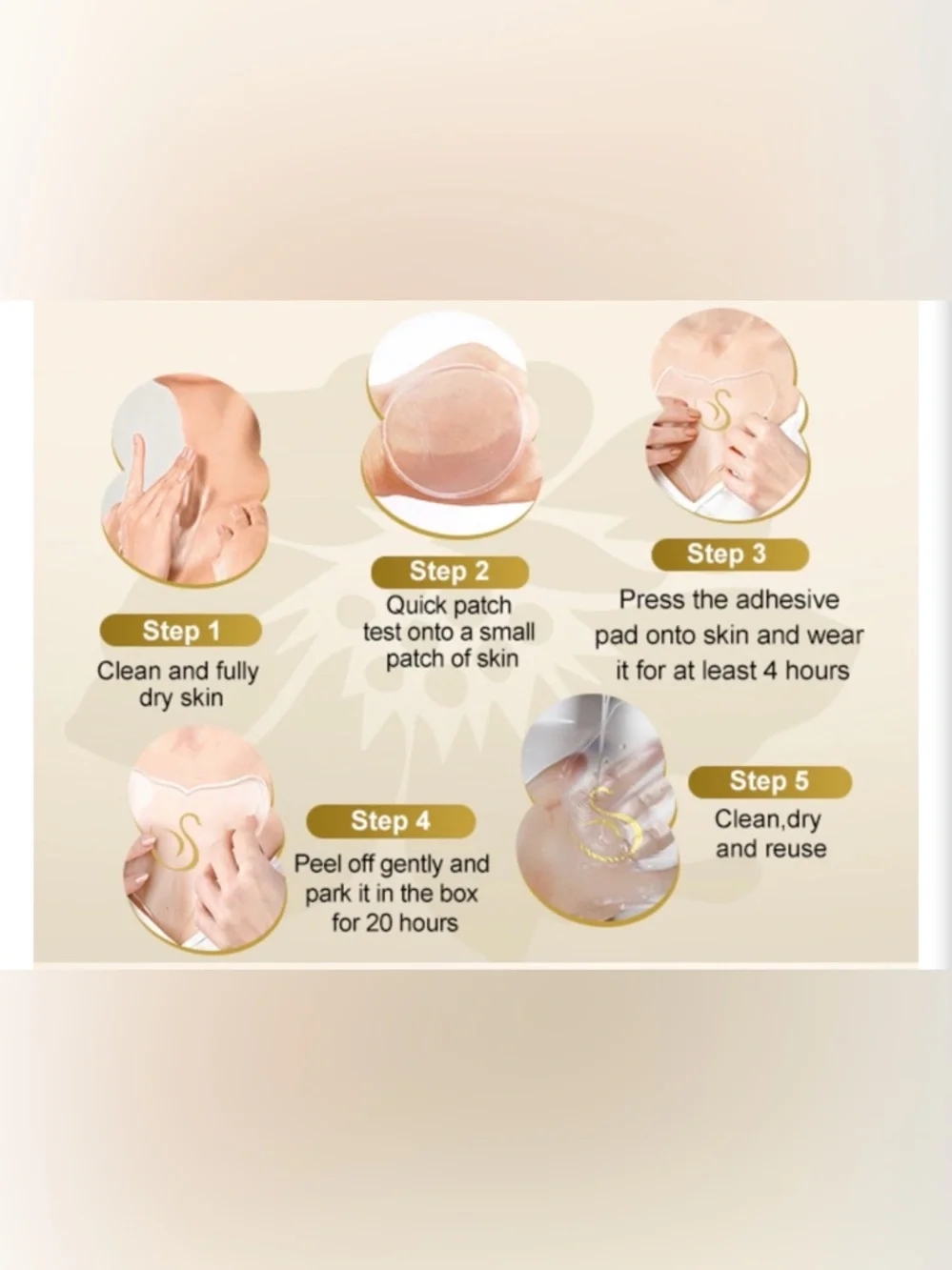 Chest Wrinkle Patches 2 Pack (30 Day Supply)